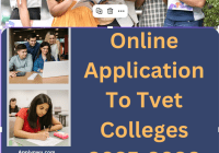 Online Application To Tvet Colleges 2025
