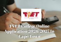 TVET College Online Application 2026-2027 In Cape Town