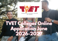 TVET Colleges Online Application June 2026-2027