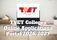 TVET Colleges Online Applications Portal 2026-2027