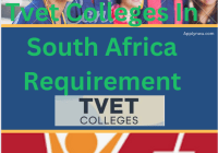 Tvet Colleges In South Africa Requirement