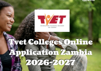 Tvet Colleges Online Application Zambia 2026-2027