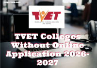 Tvet Colleges Without Online Application 2026-2027