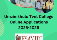 Tvet College Online Applications Date 2025